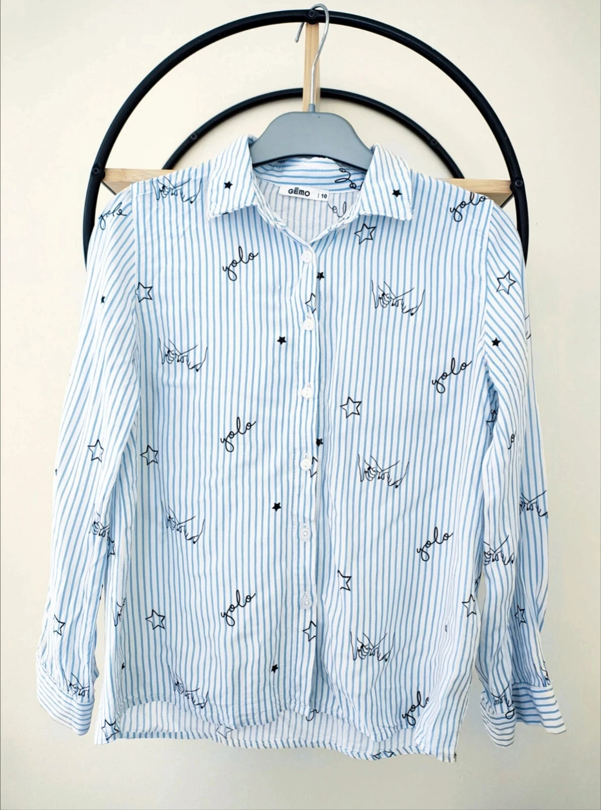 10 ans chemise Gémo